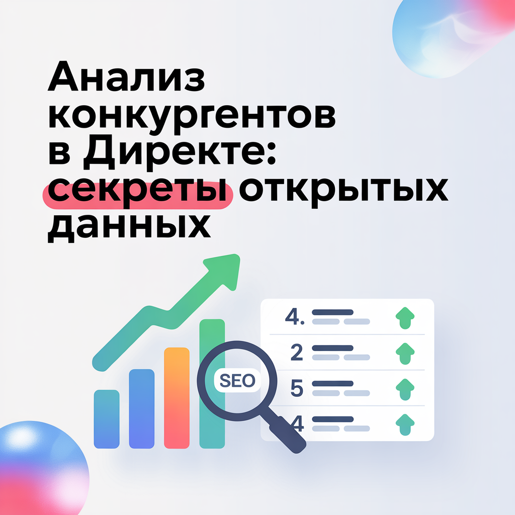 Анализ конкурентов в Директе: секреты открытых данных